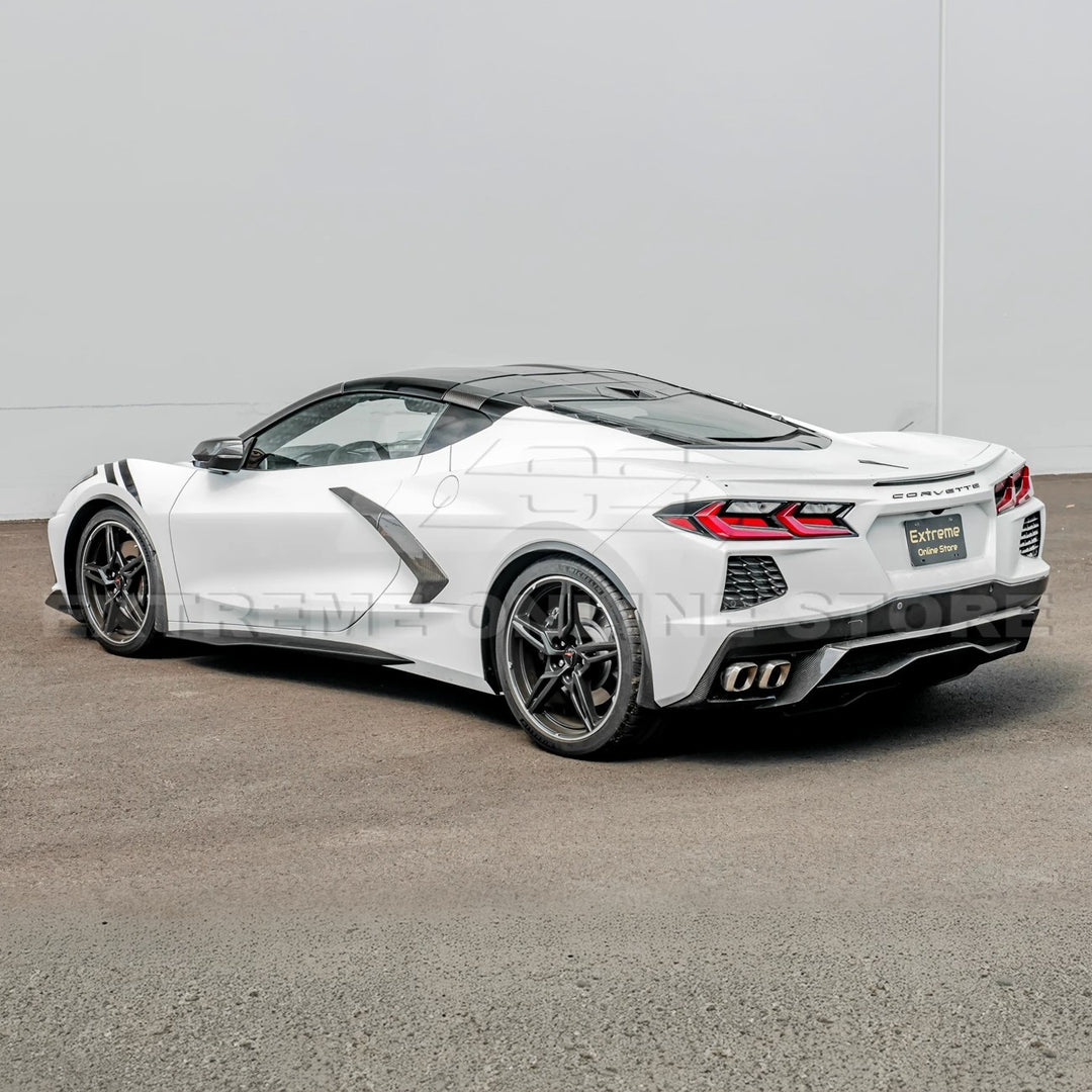 Chevrolet Corvette C8 DRY CARBON FIBER Side Wheel Fender