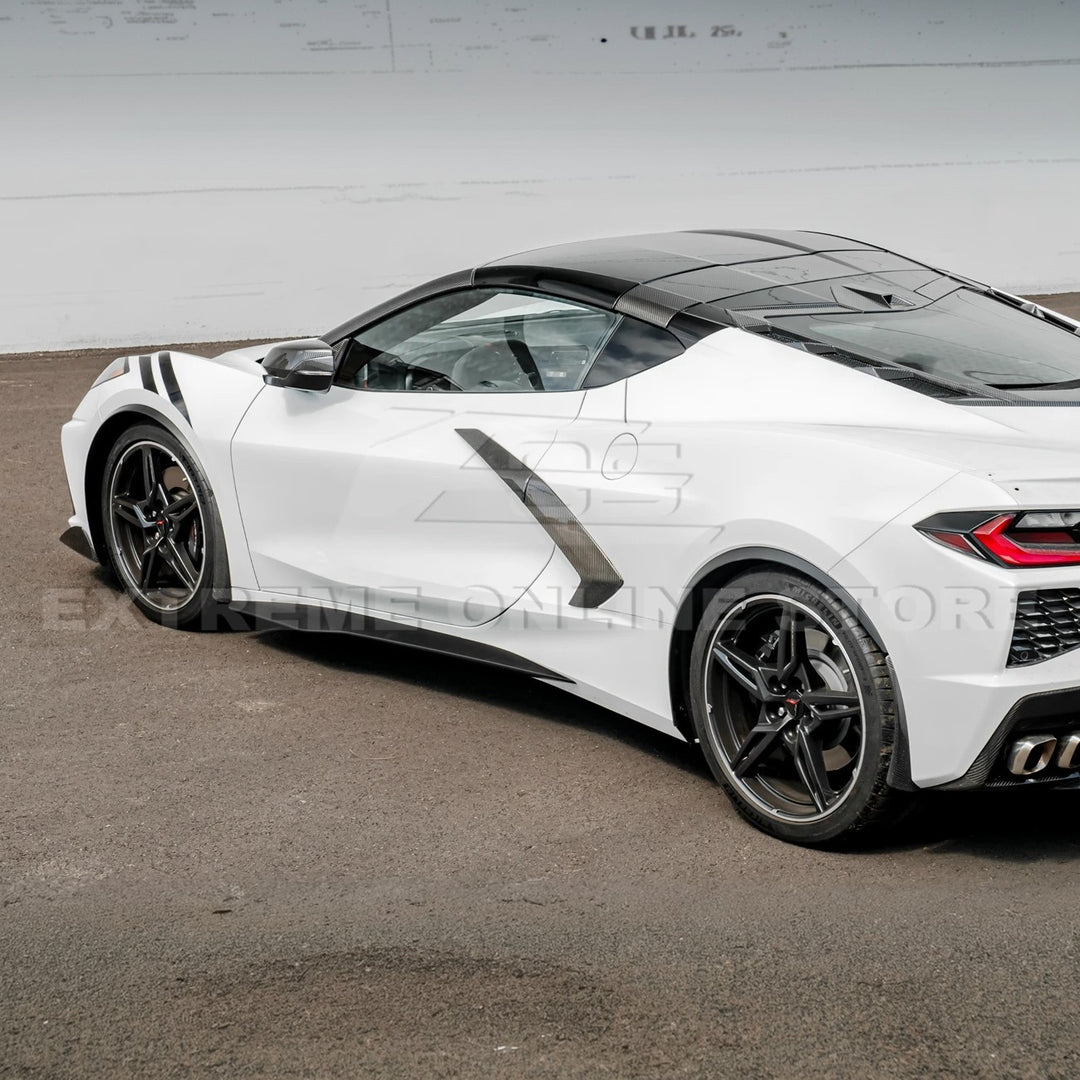 Chevrolet Corvette C8 DRY CARBON FIBER Side Wheel Fender