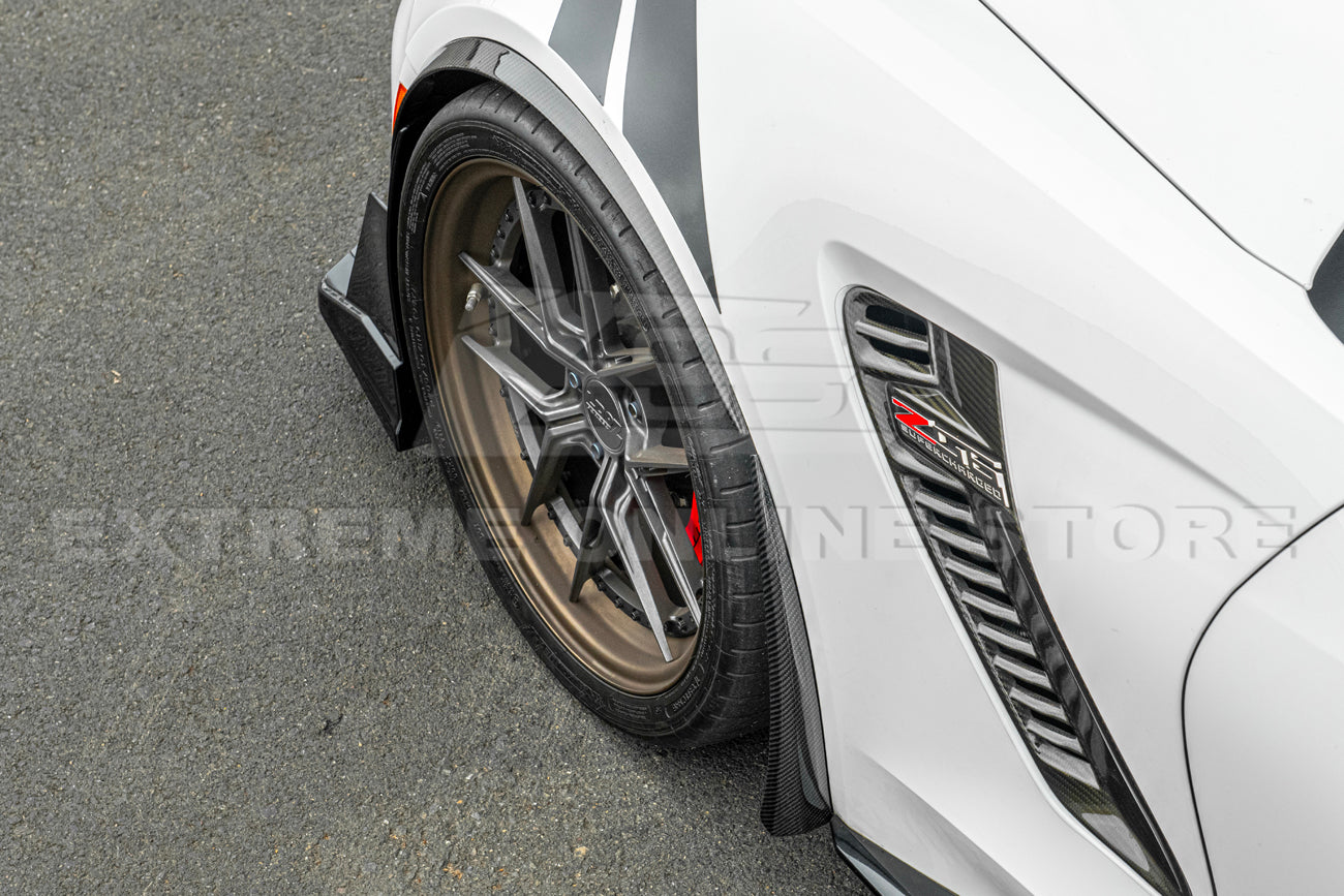 2014-19 Corvette C7 Extended Front & Rear Splash Guards Mud Flaps