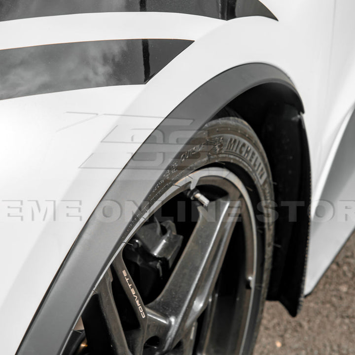 Chevrolet Corvette C8 DRY CARBON FIBER Side Wheel Fender