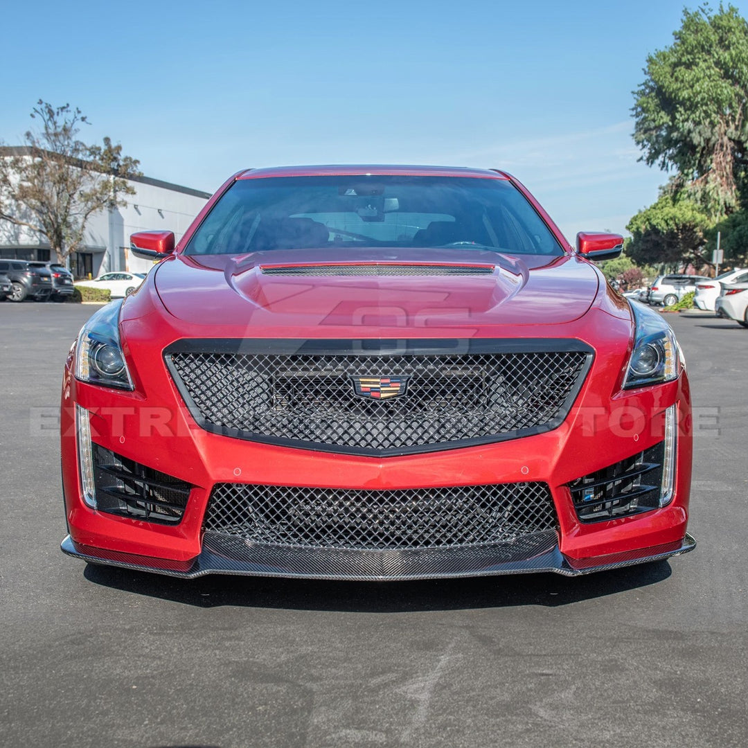 2016-19 Cadillac CTS-V Front Splitter &amp; Side Wheel