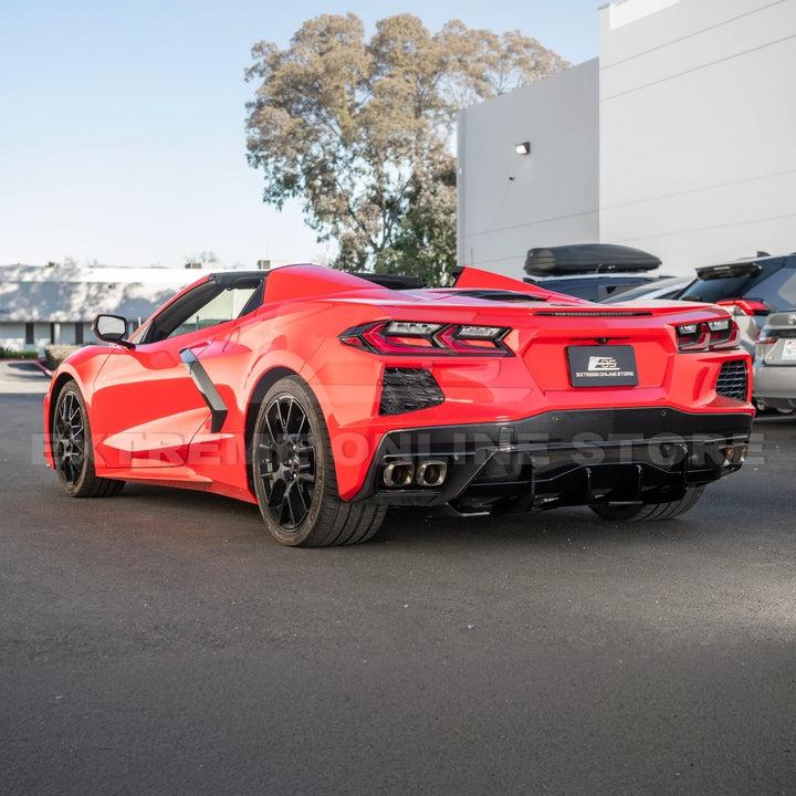 Corvette C8 Rear Bumper Add-On Diffuser Lip