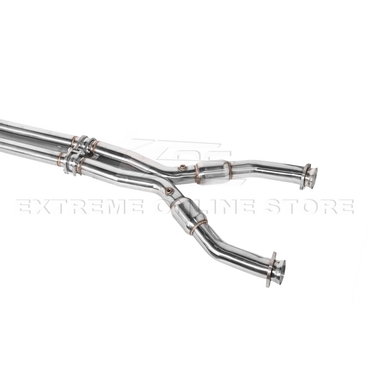 2009-2014 Cadillac CTS-V Long Tube Headers &amp; Resonated Mid Pipe