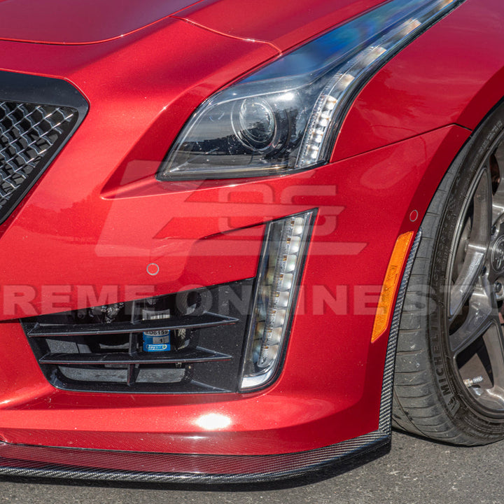 2016-19 Cadillac CTS-V Front Splitter &amp; Side Wheel