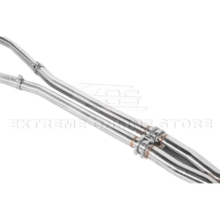 2009-2014 Cadillac CTS-V Long Tube Headers &amp; Resonated Mid Pipe