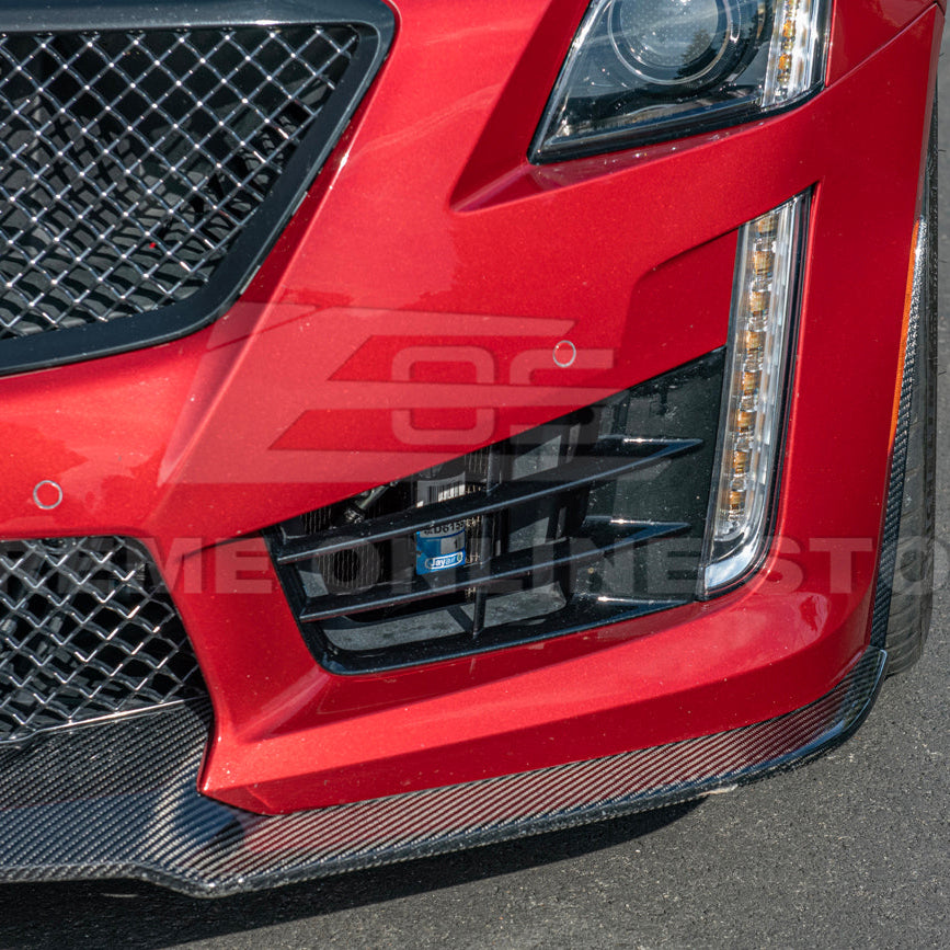 2016-19 Cadillac CTS-V Front Splitter &amp; Side Wheel
