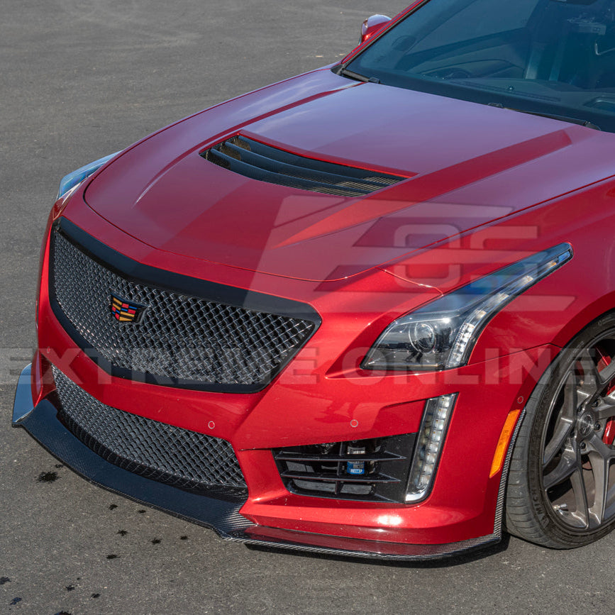2016-19 Cadillac CTS-V Front Splitter &amp; Side Wheel