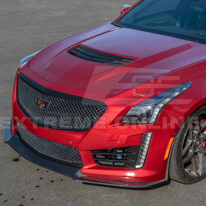 2016-19 Cadillac CTS-V Front Splitter &amp; Side Wheel