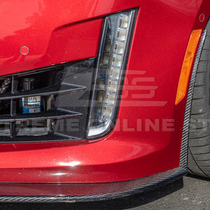 2016-19 Cadillac CTS-V Front Splitter &amp; Side Wheel