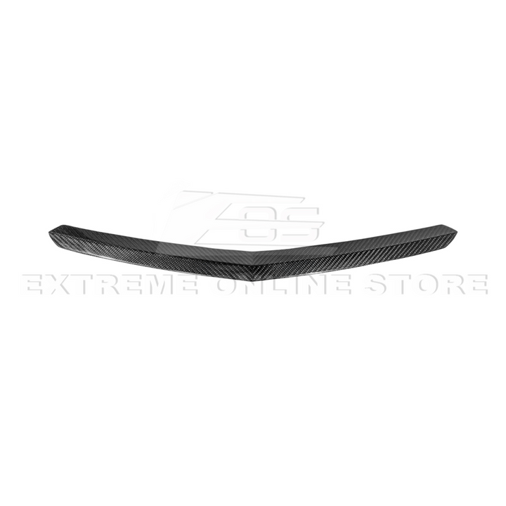 2015-19 Cadillac ATS ATS-V Coupe DRY CARBON FIBER Rear Trunk Applique Insert Trim