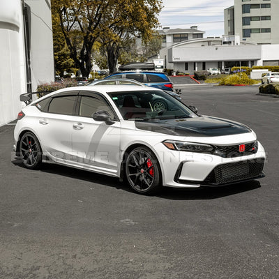 2023-Up Honda Civic Type-R Carbon Fiber Front Vented Bumper Hood Cover