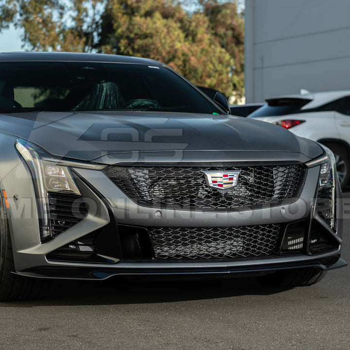 2025-Up Cadillac CT5-V Blackwing | DRY CARBON FIBER Front Lower Grille Trim Insert