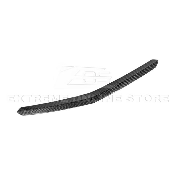 2015-19 Cadillac ATS ATS-V Coupe DRY CARBON FIBER Rear Trunk Applique Insert Trim