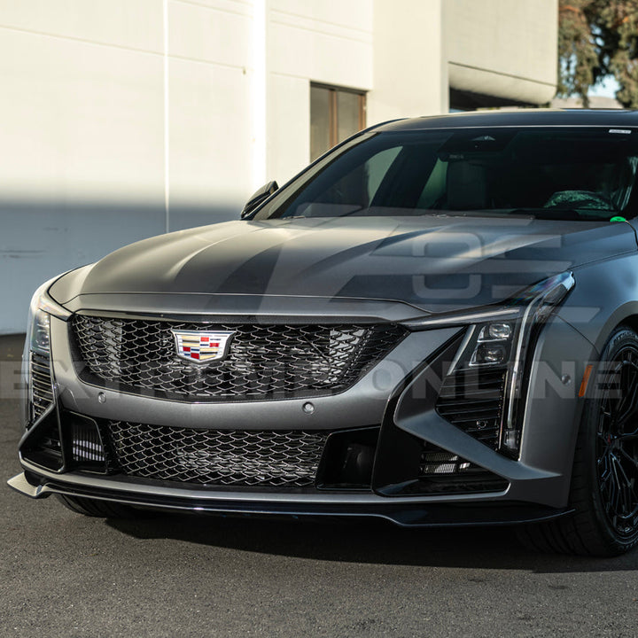 2025-Up Cadillac CT5-V Blackwing DRY CARBON FIBER Front Upper &amp; Lower Grille Trim