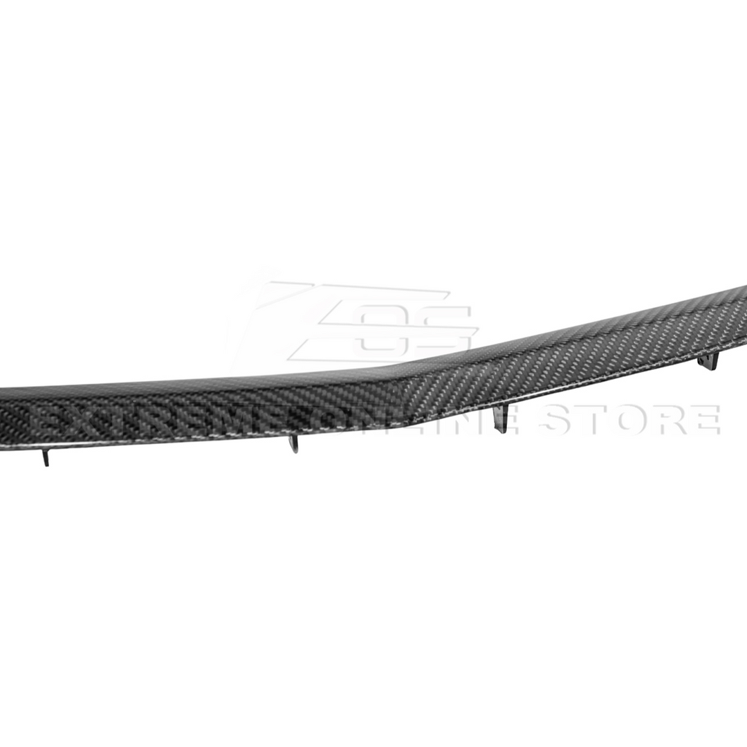 2015-19 Cadillac ATS ATS-V Coupe DRY CARBON FIBER Rear Trunk Applique Insert Trim