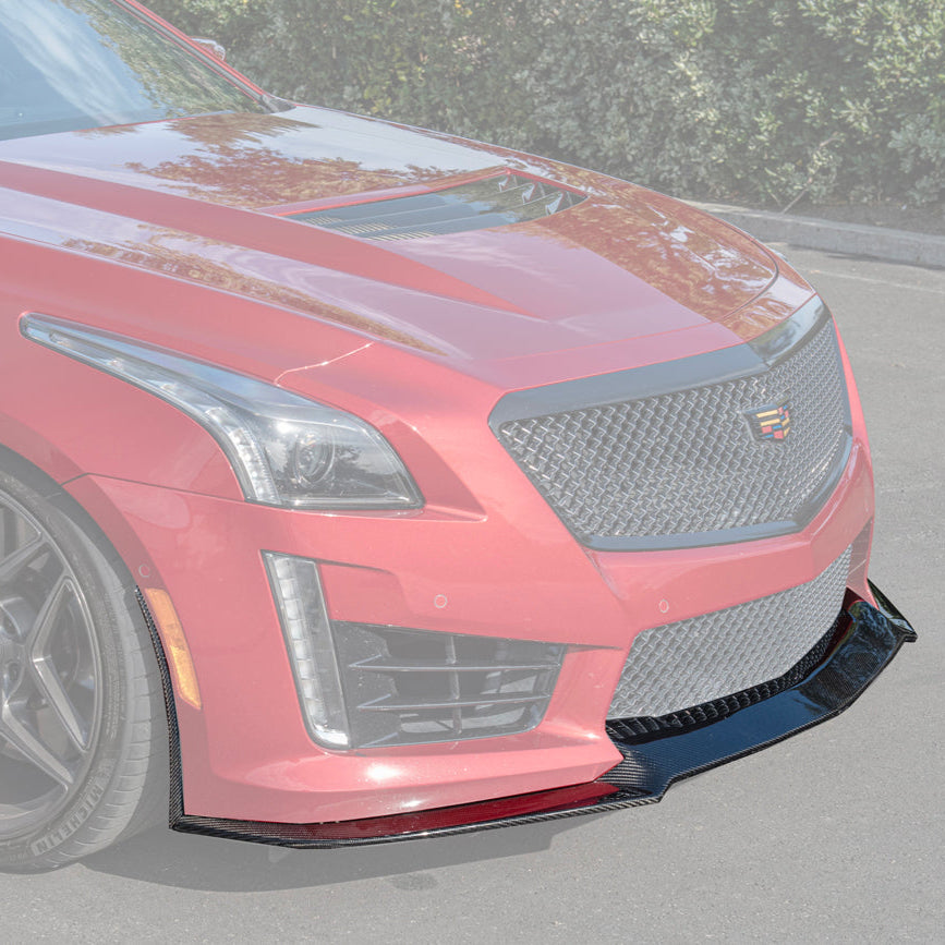 2016-19 Cadillac CTS-V Front Splitter &amp; Side Wheel