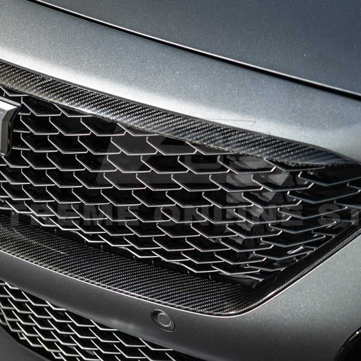 2025-Up Cadillac CT5-V Blackwing | DRY CARBON FIBER Front Upper Grille Trim Insert
