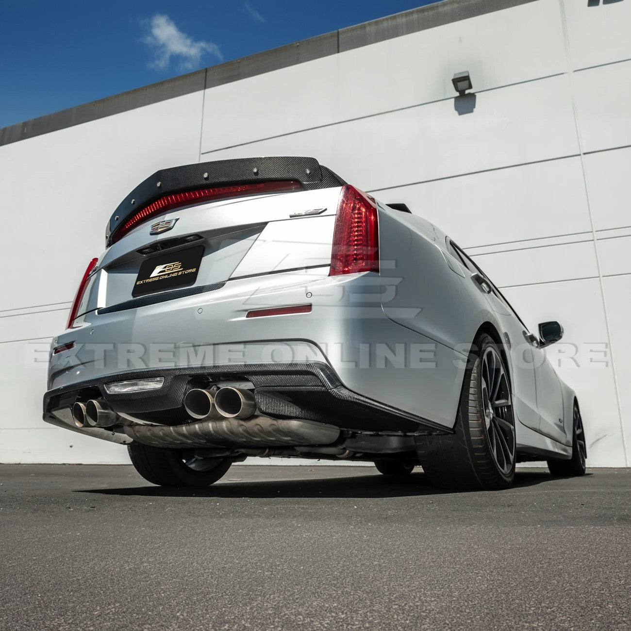 Ats V Rear Diffuser 2016-19 Cadillac ATS-V Factory Style Rear Bumper Diffuser Lip – Extreme ...