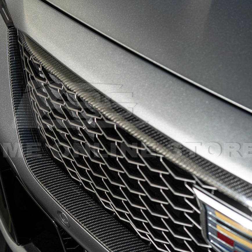 2025-Up Cadillac CT5-V Blackwing | DRY CARBON FIBER Front Lower Grille Trim Insert