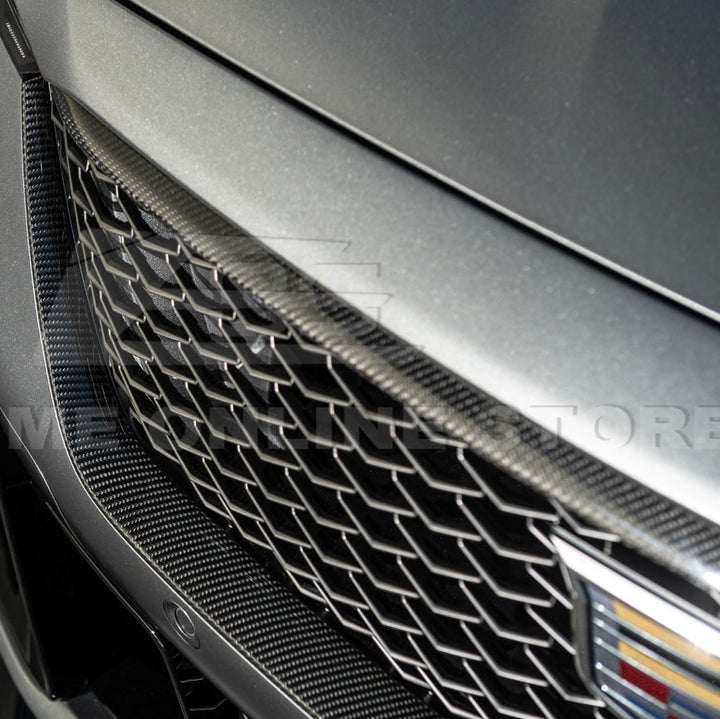 2025-Up Cadillac CT5-V Blackwing | DRY CARBON FIBER Front Lower Grille Trim Insert