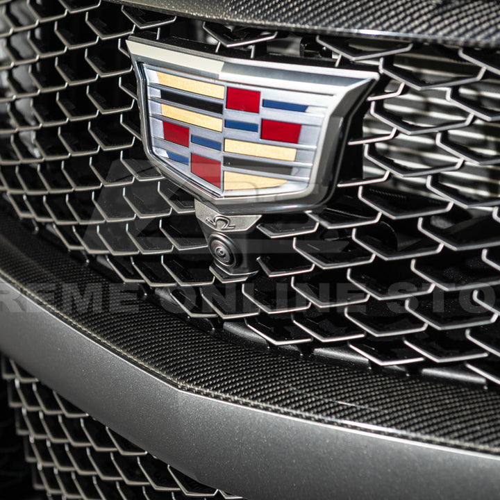 2025-Up Cadillac CT5-V Blackwing DRY CARBON FIBER Front Upper &amp; Lower Grille Trim