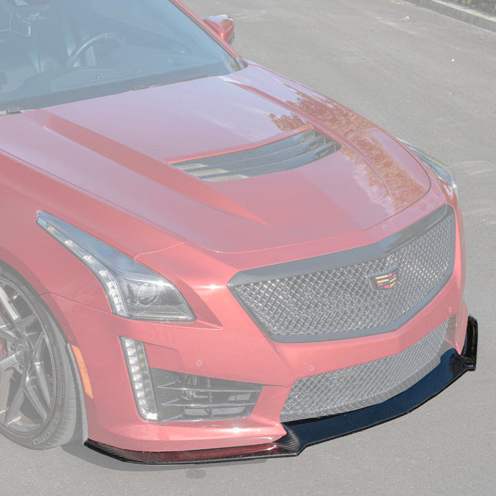 2016-19 Cadillac CTS-V Front Splitter outlet C-2 FLIP-121-BKCF