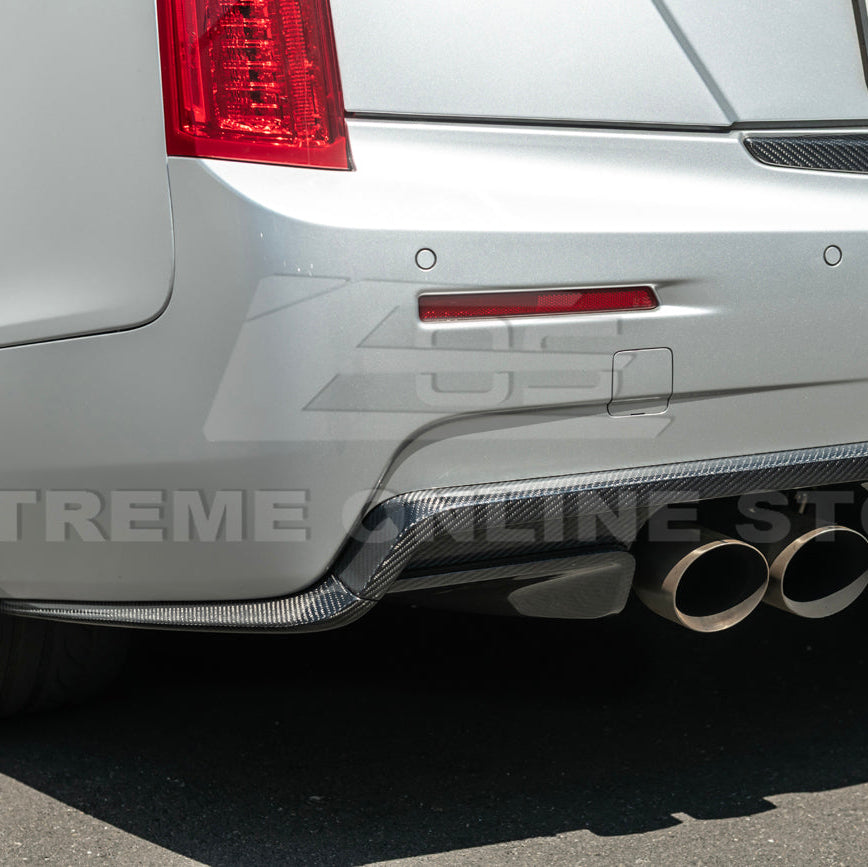Ats V Rear Diffuser 2016-19 Cadillac ATS-V Factory Style Rear Bumper Diffuser Lip – Extreme ...