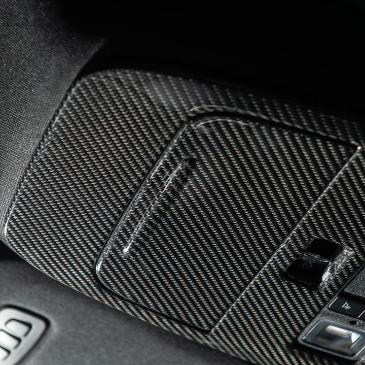 2021-Up Ford F-150 Dry Carbon Fiber Overhead Console Front Map Lamp Frame Panel