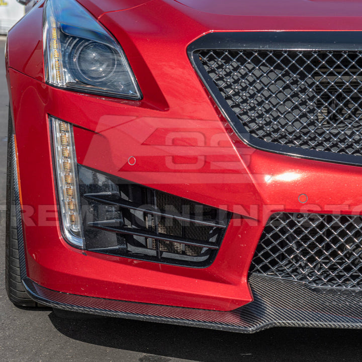 2016-19 Cadillac CTS-V Front Splitter &amp; Side Wheel