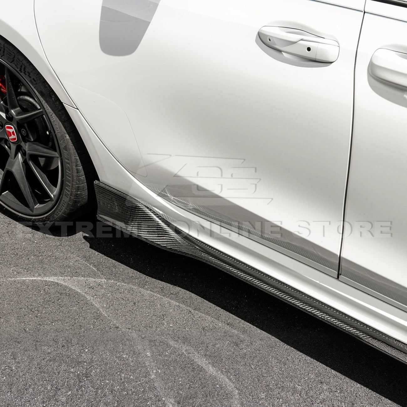 2022-Up Honda Civic Type R Carbon Fiber Side Skirt Rocker Panels