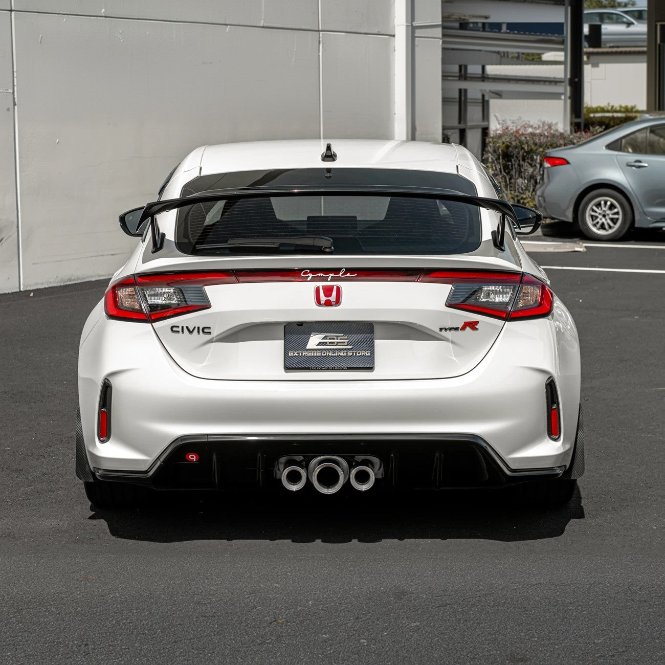 2023-Up Honda Civic Type-R Carbon Fiber Rear Hatch Vent Trim Cover