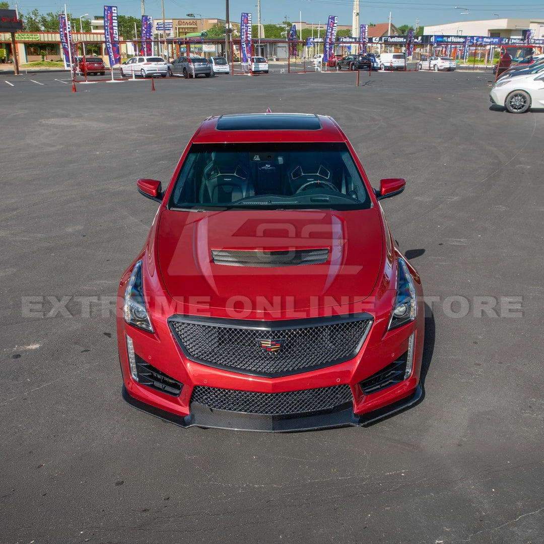 2016-19 Cadillac CTS-V Front Splitter &amp; Side Wheel