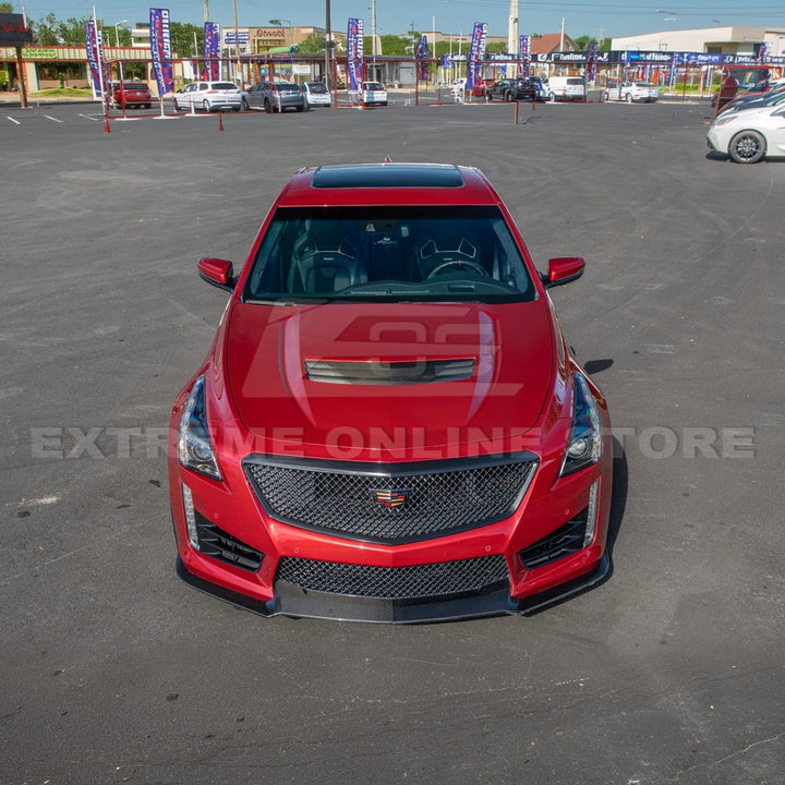 2016-19 Cadillac CTS-V Front Splitter &amp; Side Wheel