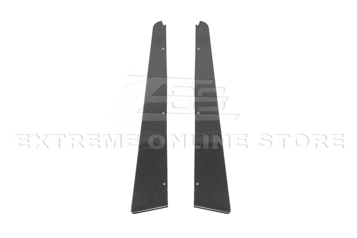 2009-15 Cadillac CTS-V Sedan Dry Carbon Fiber Rear Apron Valance Lip