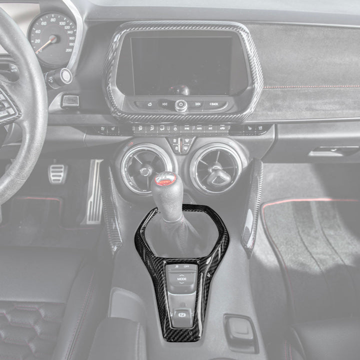 2019-24 Camaro Carbon Fiber Center Console Cover