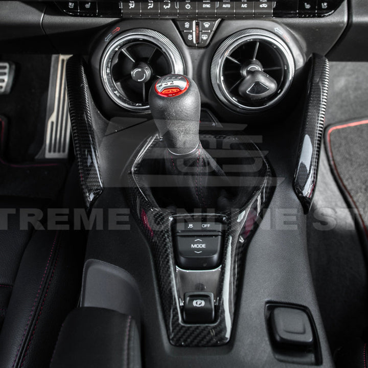 2019-24 Camaro Dry Carbon Fiber Front Side Knee Pad Panel Cover Pair