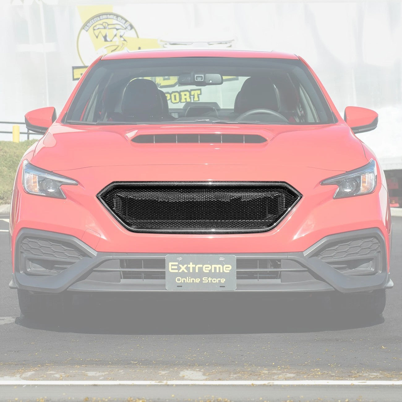 2022-Up Subaru WRX CS Carbon Fiber Front Mesh Grille Vent Cover
