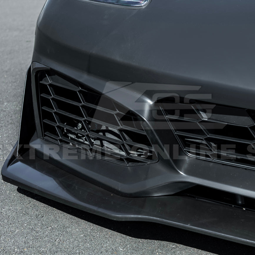2005-13 Corvette C6 Z06 | C7 ZR1 Style Primed Front Bumper Replacement Cover