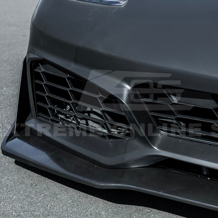 2005-13 Corvette C6 Z06 | C7 ZR1 Style Primed Front Bumper Replacement Cover