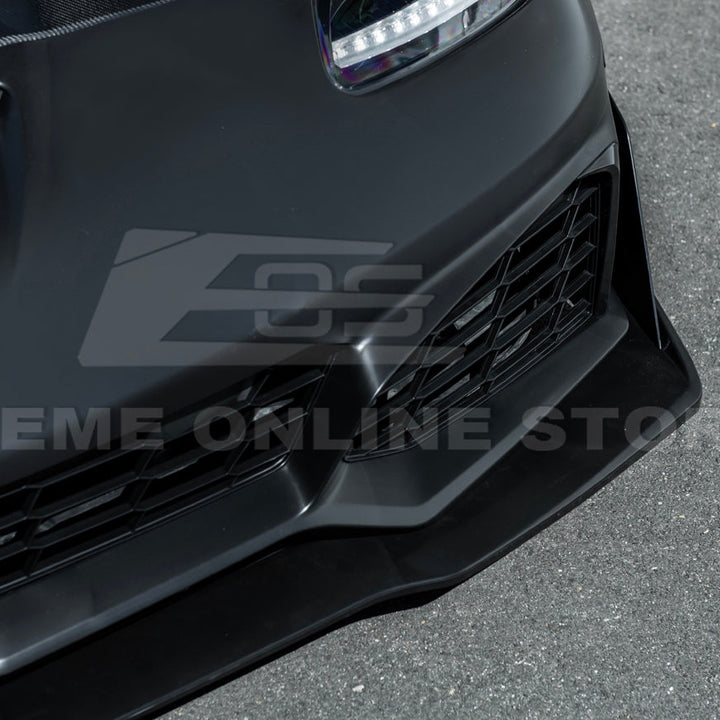 2005-13 Corvette C6 Z06 | C7 ZR1 Style Primed Front Bumper Replacement Cover