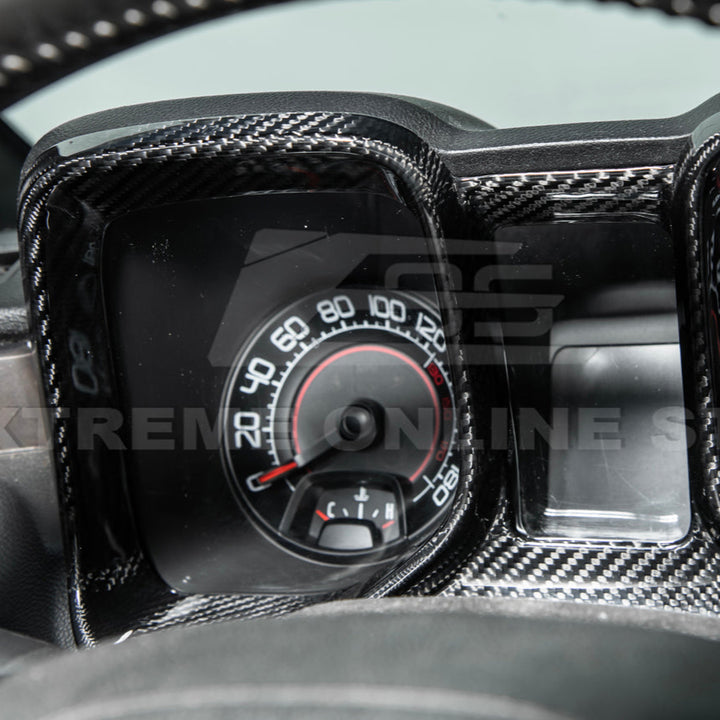 2010-15 Chevrolet Camaro Dry Carbon Fiber Dashboard Cluster Trim Cover