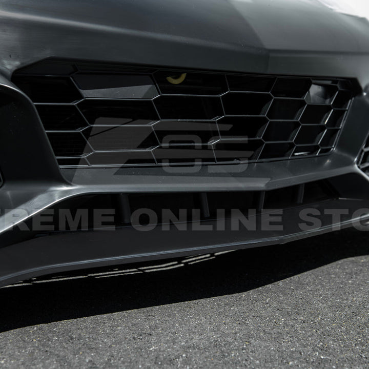 2005-13 Corvette C6 Z06 | C7 ZR1 Style Primed Front Bumper Replacement Cover