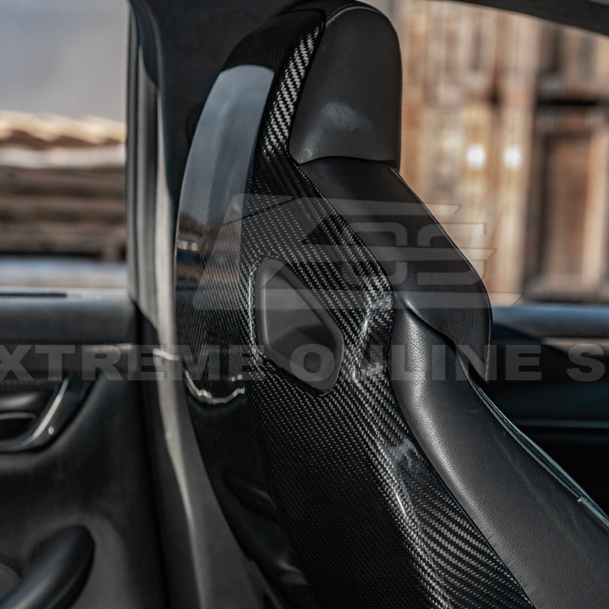 2016-19 CTS-V | ATS-V Dry CARBON FIBER Seat Back Cover