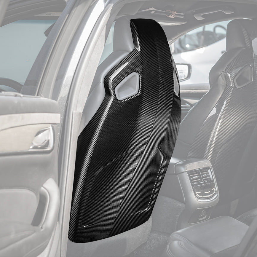 2016-19 CTS-V | ATS-V Dry CARBON FIBER Seat Back Cover