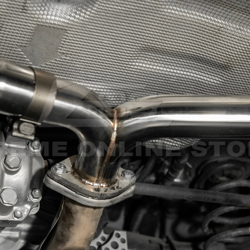 2019-Present Mazda 3 Hatchback Axle Back Dual Tips Muffler Exhaust
