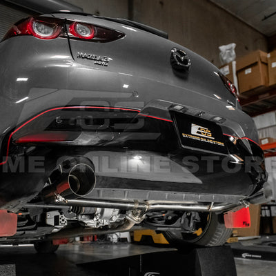 2019-Present Mazda 3 Hatchback Axle Back Dual Tips Muffler Exhaust