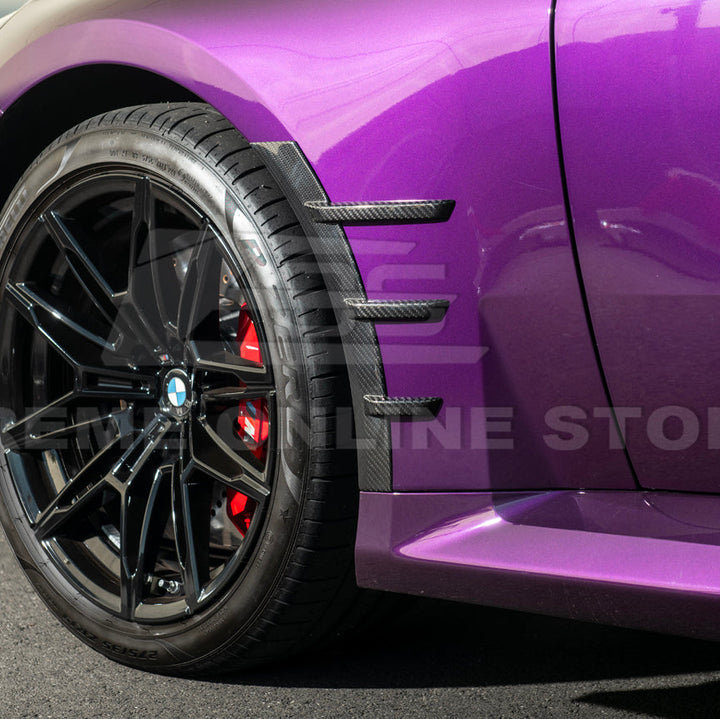 2023-Up BMW G87 M2 DRY CARBON FIBER Add-On Fender Wheel Arch Trim Cover
