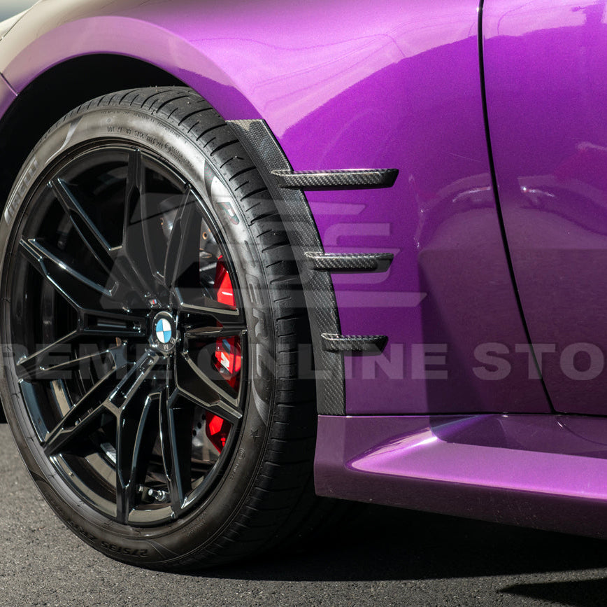 2023-Up BMW G87 M2 DRY CARBON FIBER Add-On Fender Wheel Arch Trim Cover