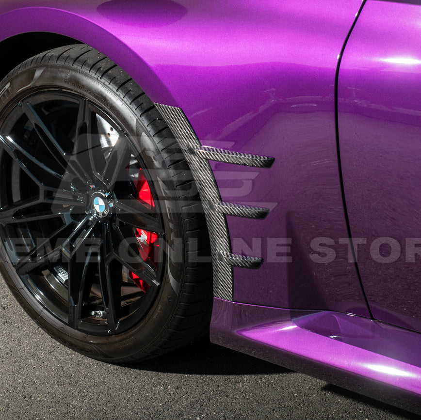2023-Up BMW G87 M2 DRY CARBON FIBER Add-On Fender Wheel Arch Trim Cover