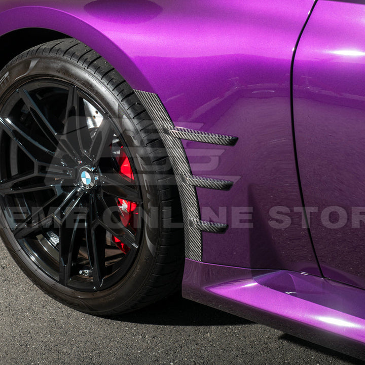 2023-Up BMW G87 M2 DRY CARBON FIBER Add-On Fender Wheel Arch Trim Cover